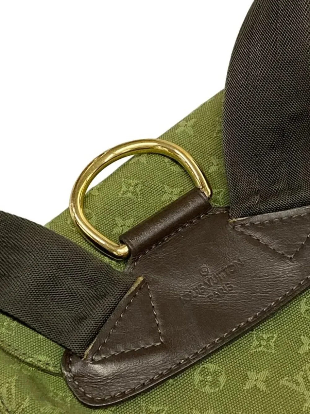 LOUIS VUITTON Montsouris M92456 TST Khaki Monogram Mini SP0053 Backpack Leather